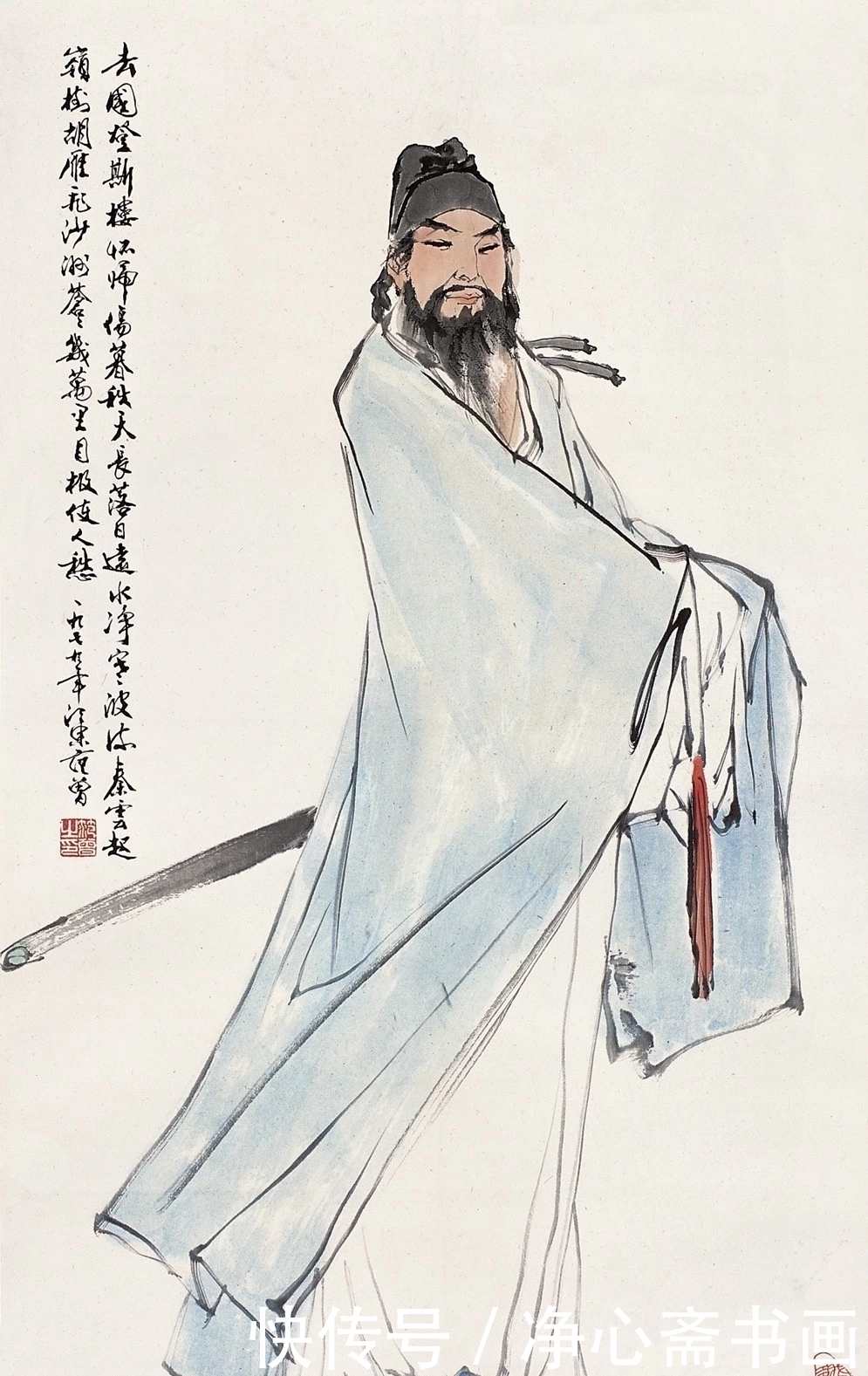 题材&范曾画多幅《老子出关图》,画错还卖782万,太不可思议了!