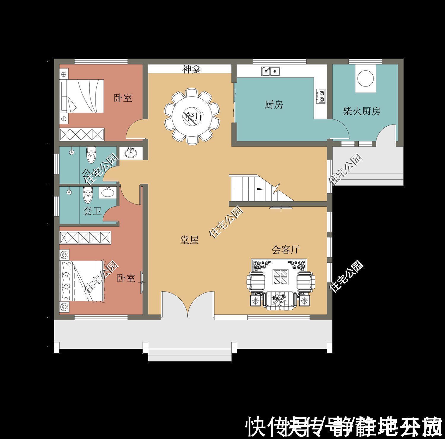 实用|10套柴火灶户型推荐，实用性不输城里小区房，尤其是第6套太美了