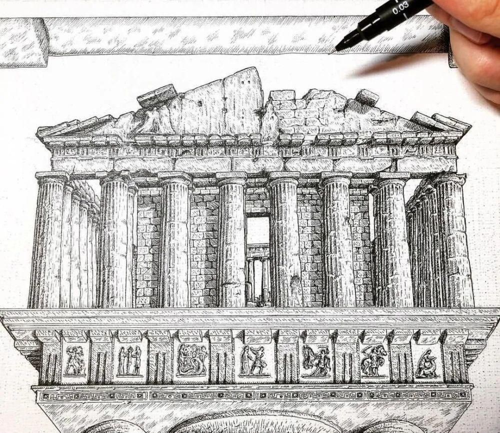 英国小伙用针管笔画出了最美中国地图,独一无二的中国风