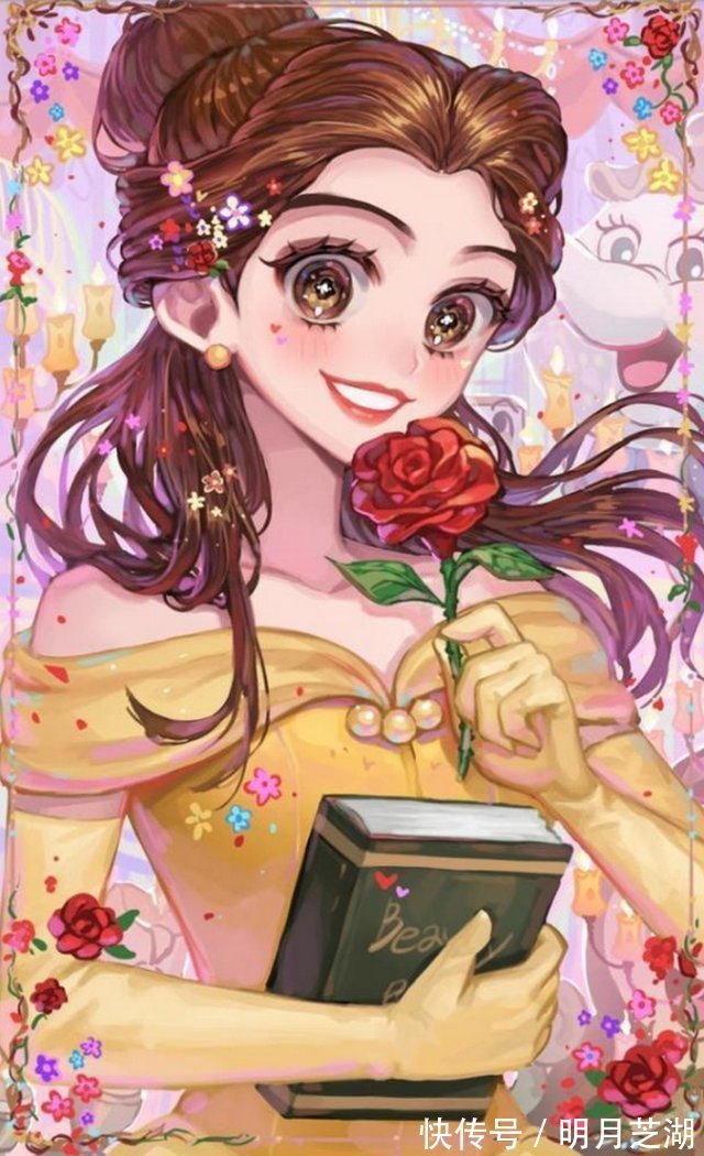 眼睛|不同画风的迪士尼公主,艾莎女王范十足,乐佩的眼睛仿佛充满魔力