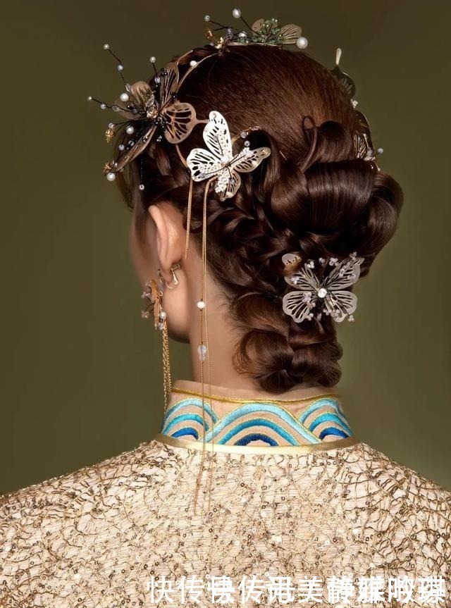 皮筋|惊艳!中式新娘发型这样做,魅力值满分