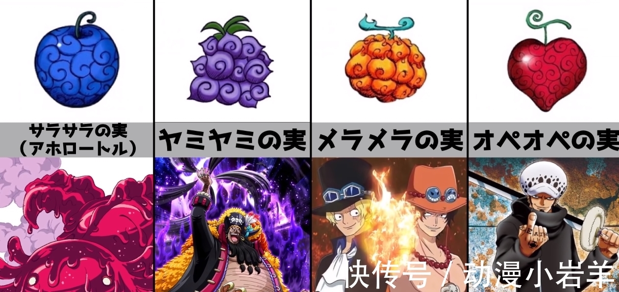 恶魔果实|海贼王:恶魔果实大图鉴!线线果实像鸭梨,花花果实颜值爆表