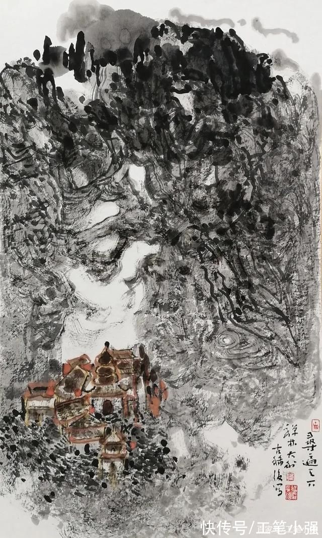 程大利$有发于墨者，江上千叠山。程大利山水欣赏