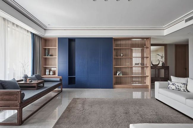 四室三厅新中式设计风格住宅，增添空间静怡之美|黄石装修| 桃木