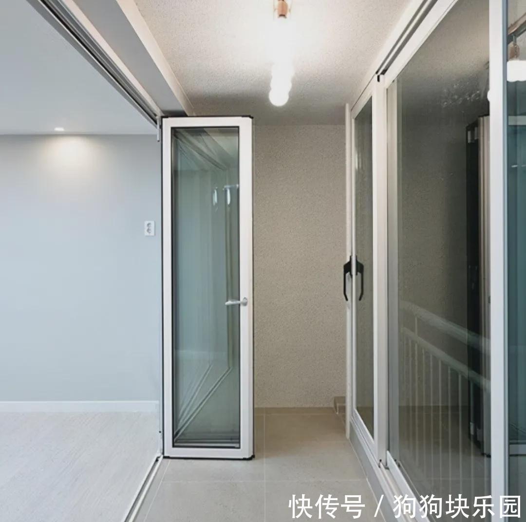 防盗网|封阳台不一定要装防盗网,会太压抑,试试在阳台护栏装推拉门