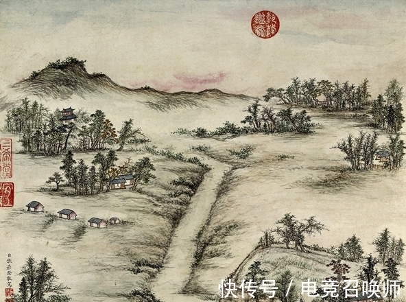 王原祁|对景写生,典雅唯美,张若澄绘《燕京八景》