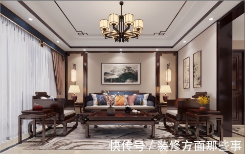 290平新中式风设计，在延续典雅的同时又将时代特性加入其中