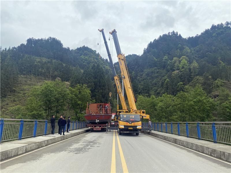 舍巴号游船顺利下水 百福古镇（卯洞）景区即将重新开业