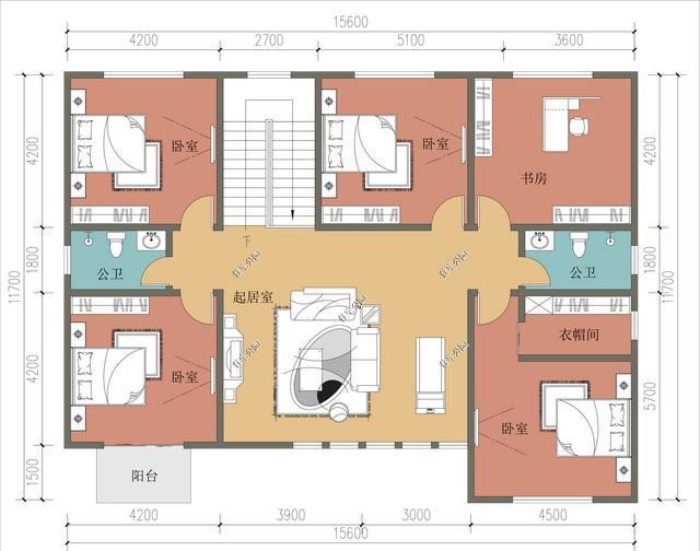 别墅|15×11米二层农村别墅，室内布局独立，家人居住舒心惬意