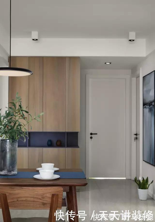 木茶几|100㎡小三房,发现简装也能这么吸引人,清新又耐看!