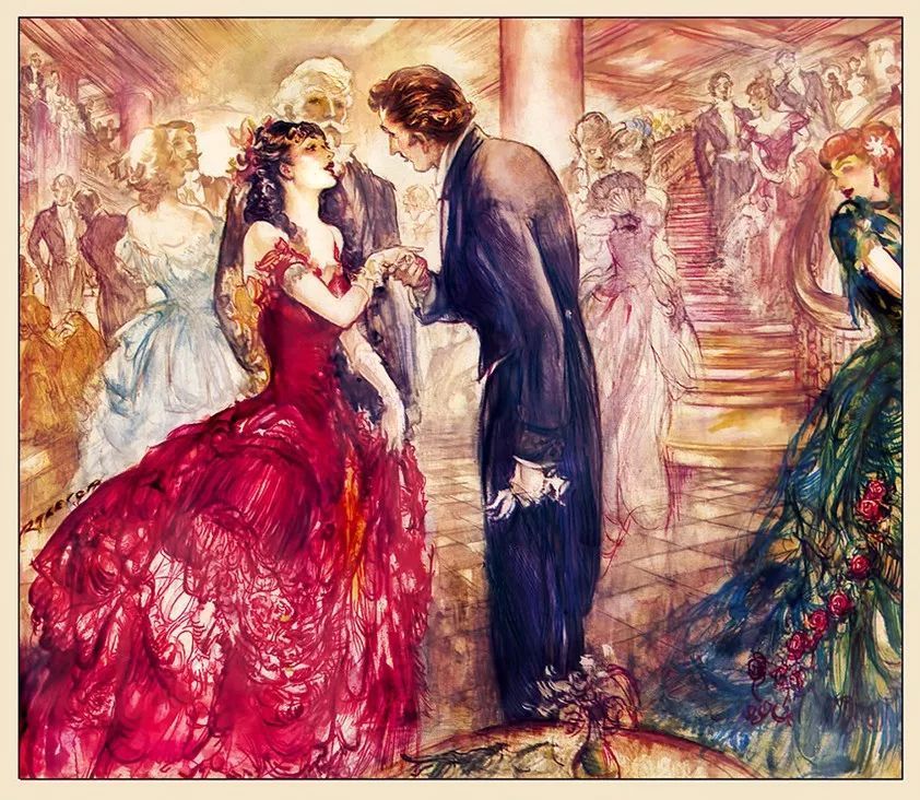 上流社会@美国最伟大的插画家,记录了上流社会的男男女女纸醉金迷的情景