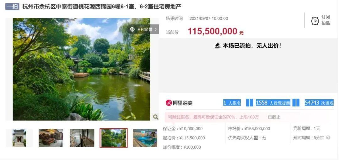 红木|装修就花了7000多万,1棵树价值百万!火遍B站的别墅流拍,主人是谁?为什么拍卖?