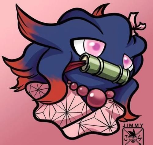 祢豆子|宝可梦和鬼灭之刃融合炭治郎版杰尼龟真的爱了