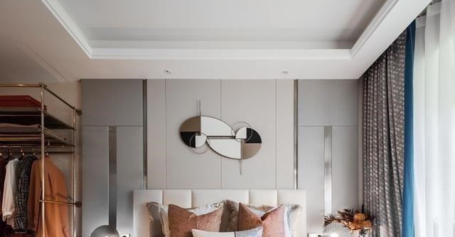 轻奢|大平层的现代轻奢风设计高级灰碰上爱马仕橙的惊艳!