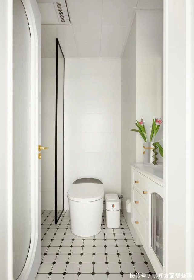 拱形|65㎡奶油色+拱形门搞定轻法式风,原来小户型也可以这么仙!