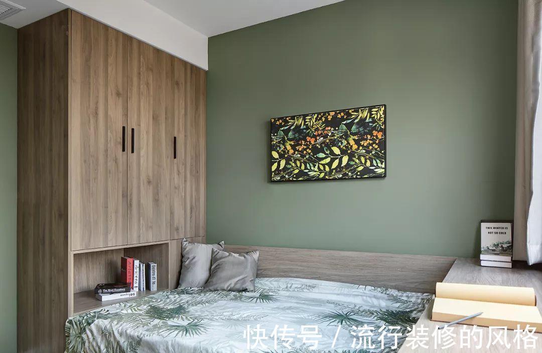 轻奢范|125㎡现代简约风，时尚又优雅，复古绿也能装出轻奢范！