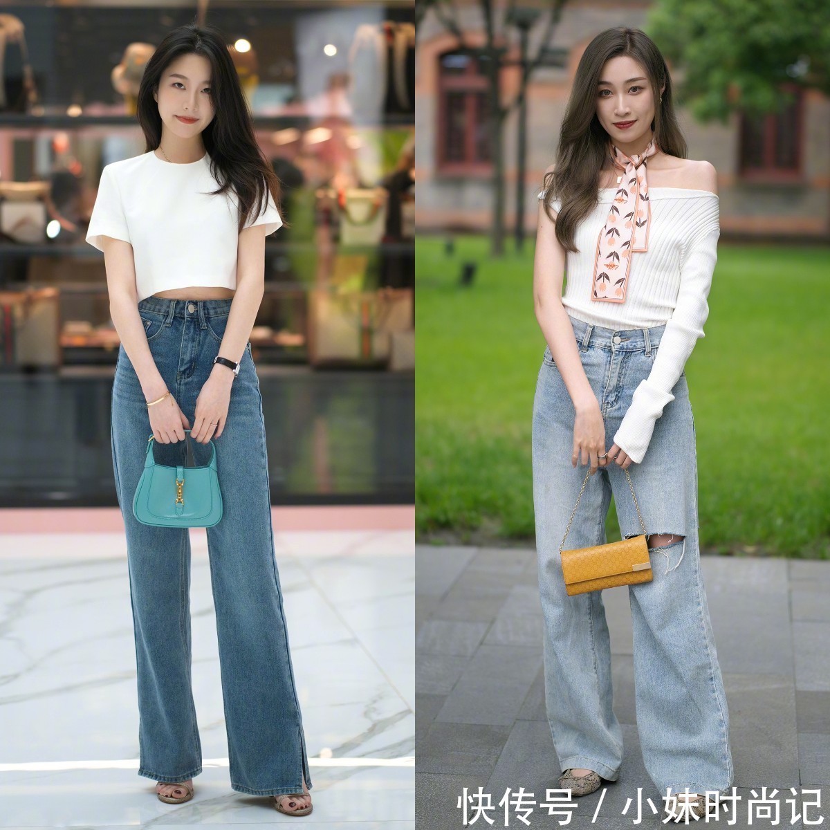 搭配|时尚穿搭:夏季穿阔腿裤,搭配什么上衣?