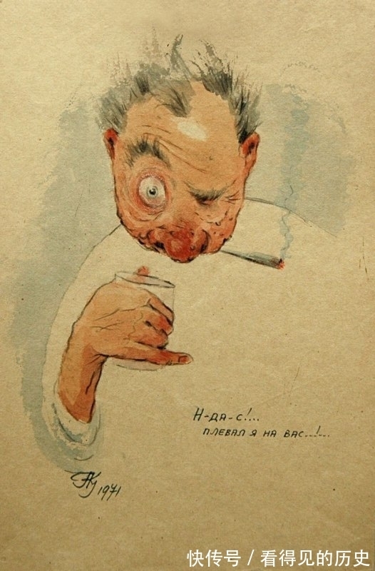 苏联政府!苏联画家笔下的俄罗斯酒鬼 一个个丑态百出