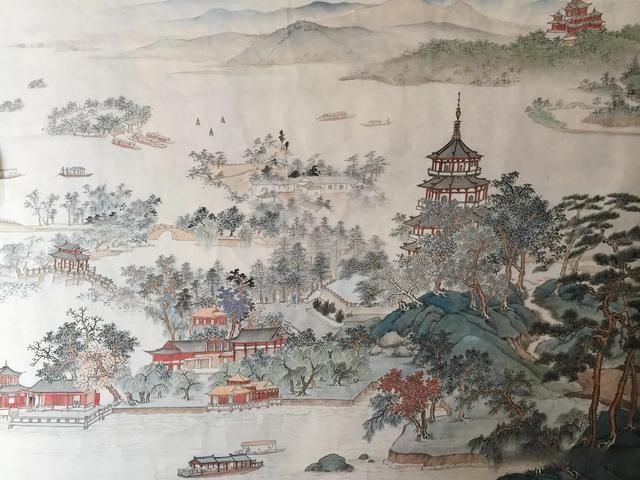 梅坞&沈明|诗画江南之《吴山越迹图卷》并附题画诗