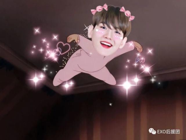 当EXO边伯贤进入漫画……可爱贤贤子来啦！