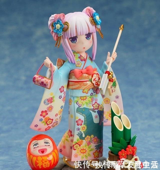 康娜|龙女仆要出康娜和服手办，呆萌的样子太可爱，左下角的才川很搞笑