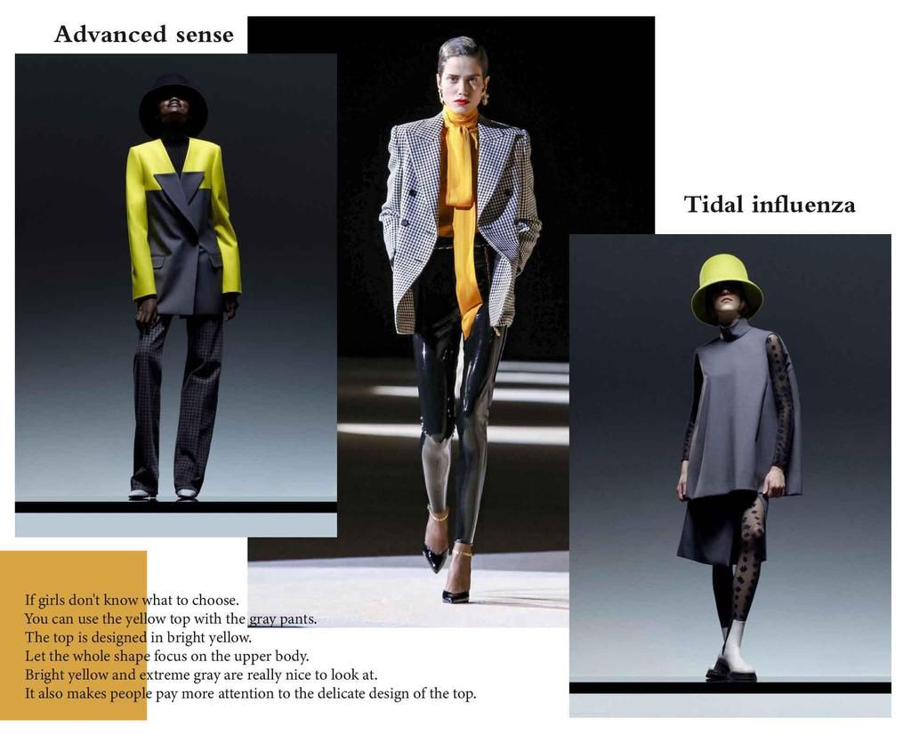 过年别穿红色了，今年明亮黄+极致灰才是C位，随便一穿就很时髦