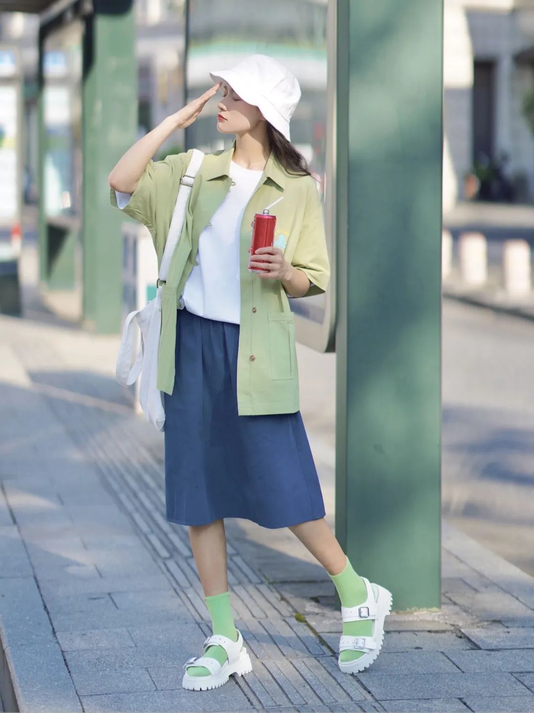 cp|衬衫+裙子、T恤+半裙=小个子夏秋王炸CP，巨洋气