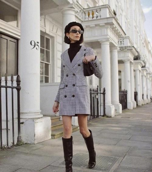 “英伦风尚”太难搭?只因你不会穿,跟着时髦精这样穿,洋气高级