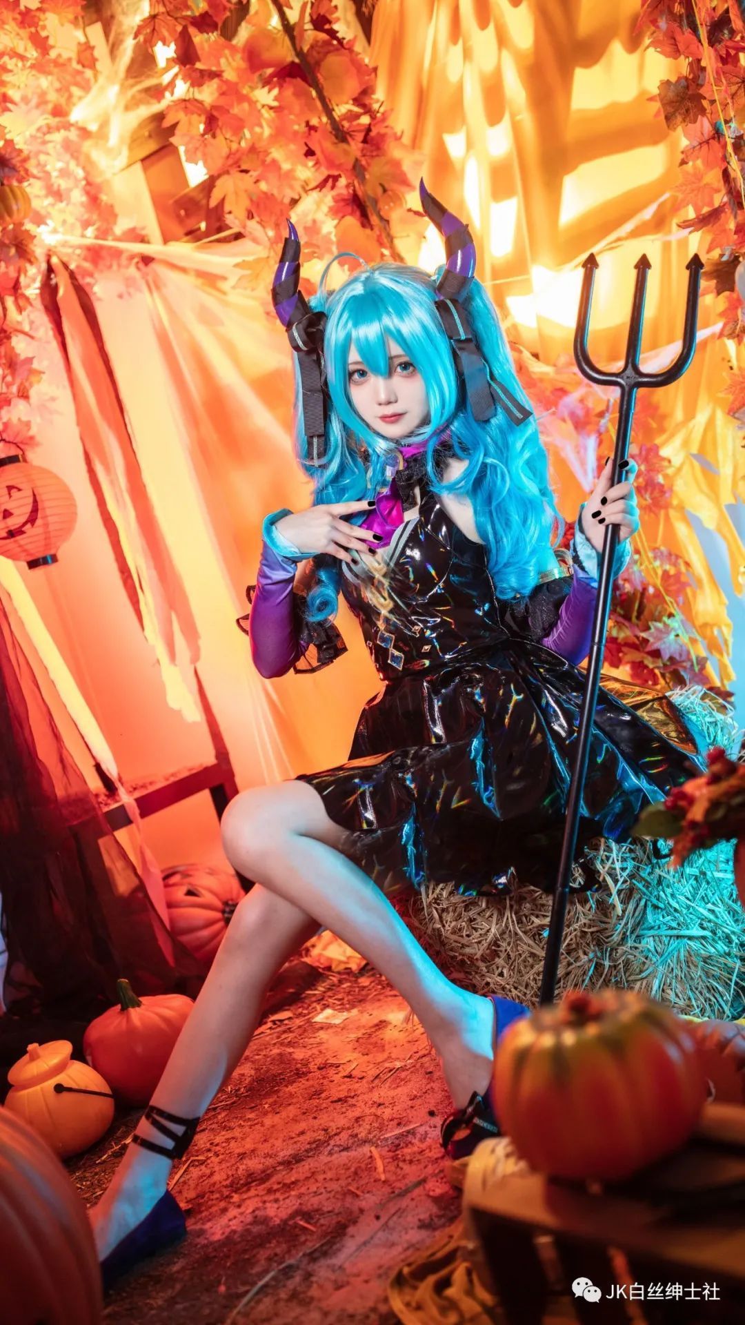 cos:?初音小恶魔cos正片@皖鸽鸽