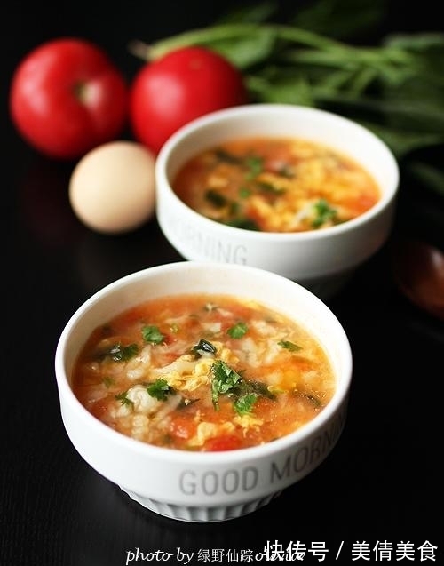 疙瘩汤这样做，好看更好喝，10分钟上桌