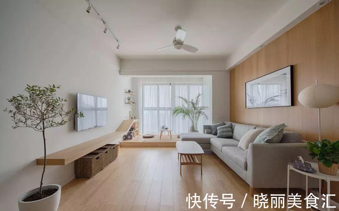 背景墙|木地板只能铺在地上?其实木地板不仅能上墙,还能“上天”!