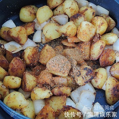 做法|孜然香煎土豆块的做法