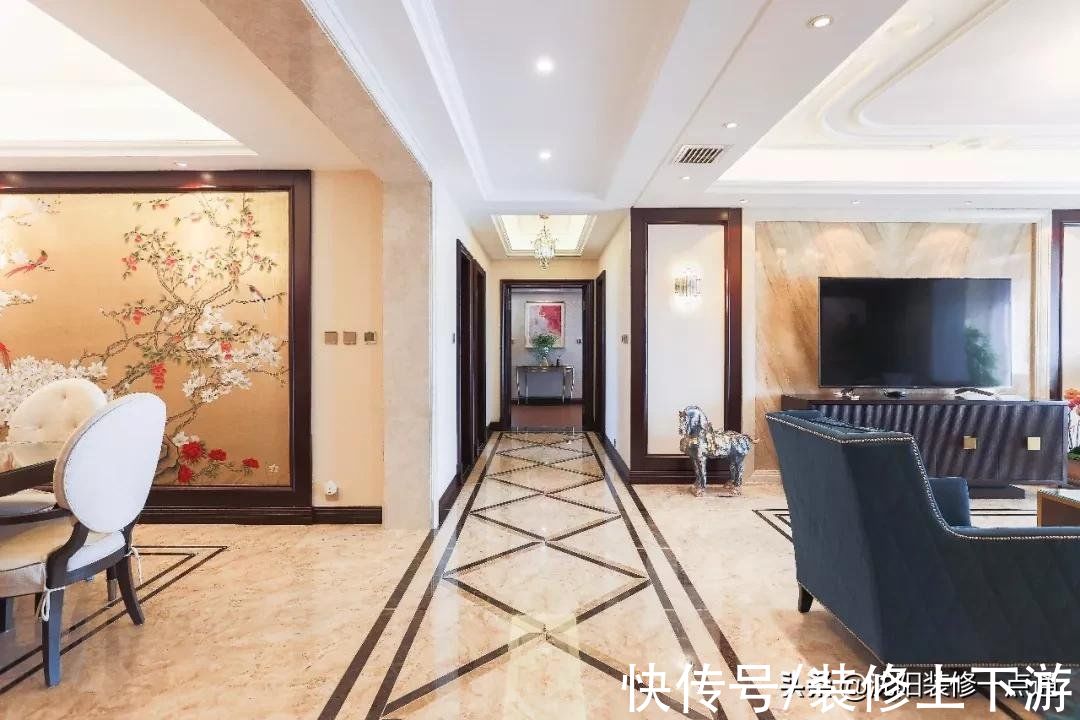 zone|280平实景装修案例，美式风格