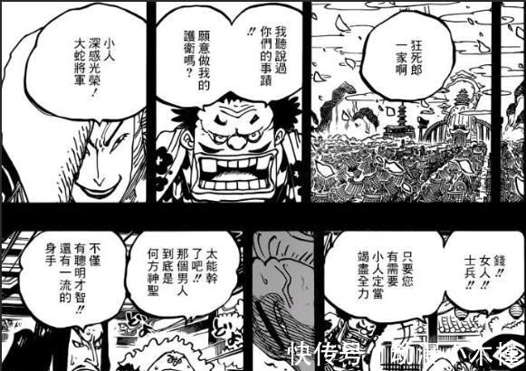 鬼岛|海贼王973话:最强卧底狂四郎展露獠牙,再不收网我就要做老大了