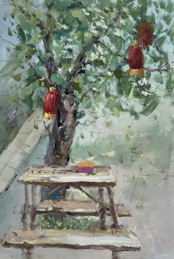 写生@"外师造化 中得心源" :20级象贤中学美术生沙湾古镇写生作品汇报展