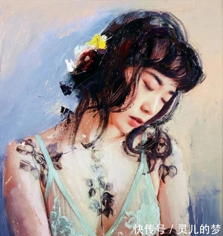 时尚杂志@他用恣意洒脱的笔触,画出的女子顾盼生姿