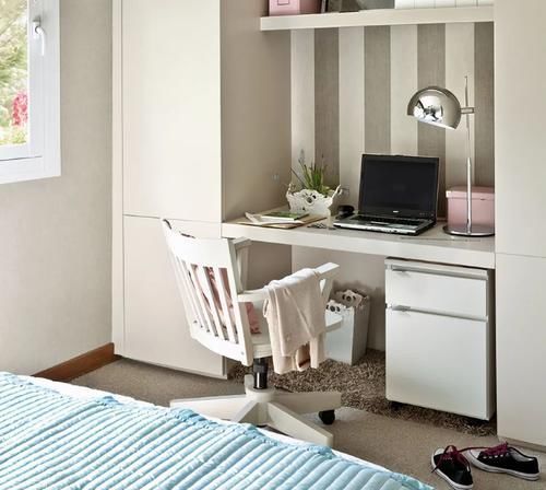 书房|客厅一角这么去设计,不用独立房间也能舒适办公,很适合小户型