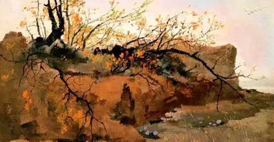 画幅$这两位大师笔下的秋色,梦幻迷离,思念无限