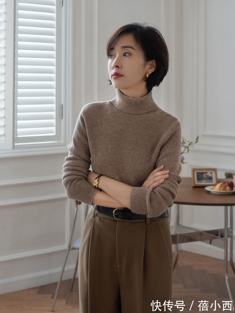 包臀裙|“知性气质风”才是真高级,多穿毛衣,搭配半身裙、阔腿裤好优雅