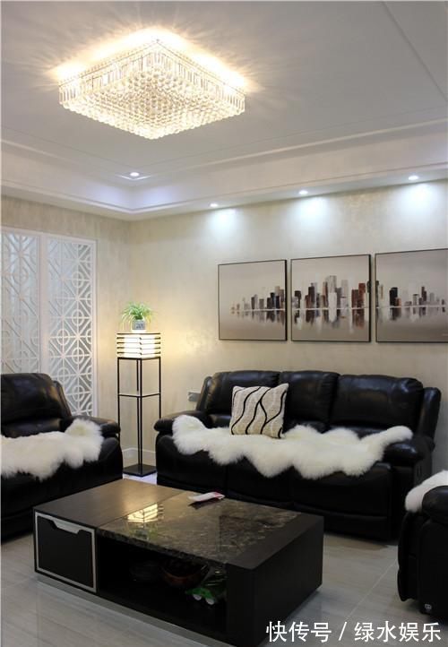 亲戚家160平新房,没想到一进门就惊艳了,客厅实在漂亮!