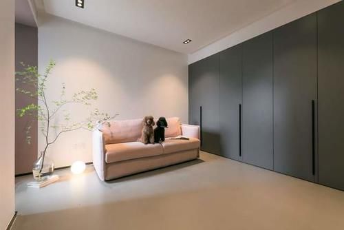 收纳|去客厅化设计，不铺地板不铺砖，100㎡的家反而更时尚大气