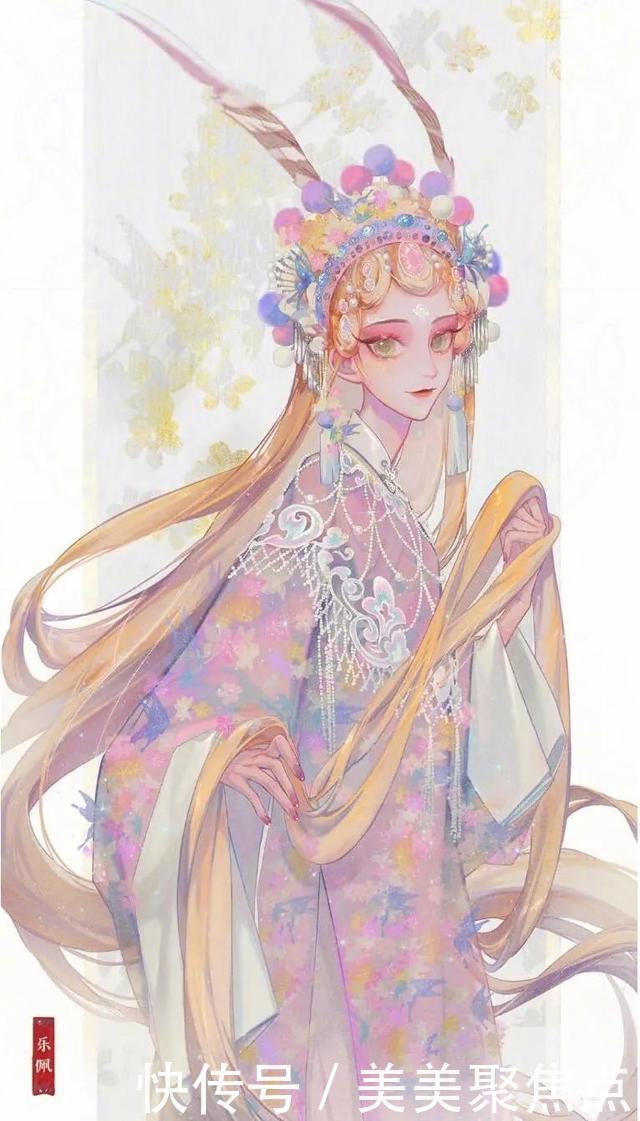 宫女|当迪士尼公主穿上古装,贝儿身穿旗袍,白雪公主成为宫女