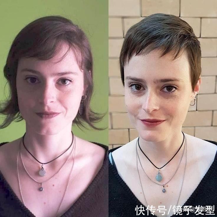 美女|换发型就像换脸，看看这17位美女发型前后对比，让你收获良多