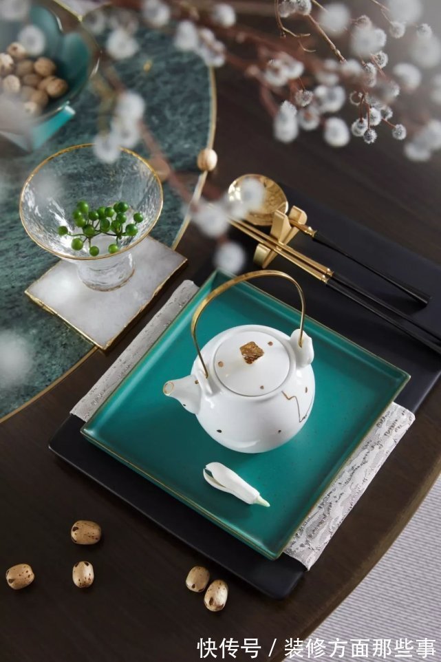 饱和度|173㎡轻奢新中式,古典和现代的碰撞,唯美浪漫!