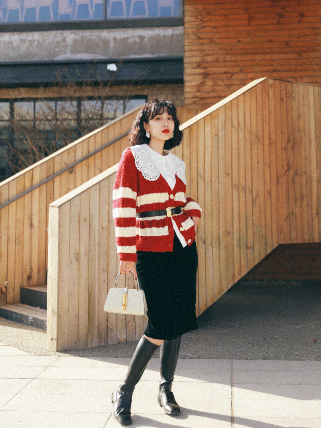 衬衫儿 谁能拒绝娃娃领衣服的魅力呐?用它做内衬,就是赢在起跑线上了