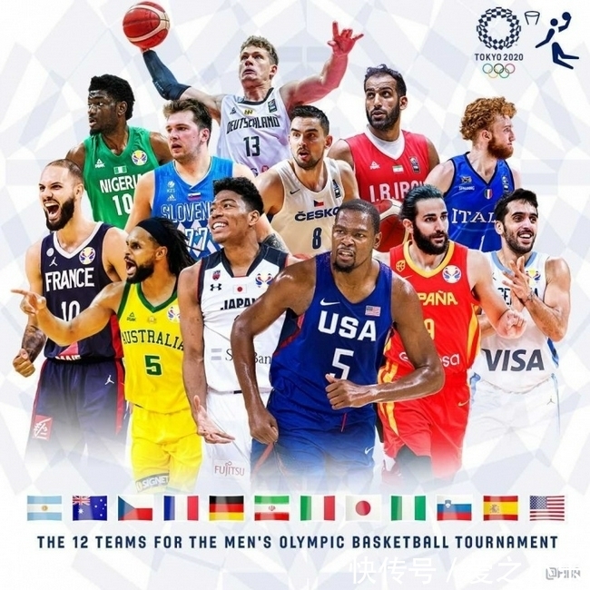 封面|FIBA发布奥运男篮海报:KD八村塁东契奇登封面