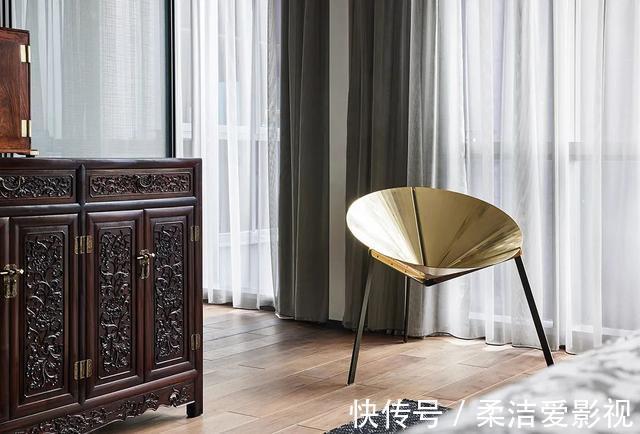 红木家具|45岁大叔的现代之家,坚持融入红木家具,全屋清隽素雅,太美了