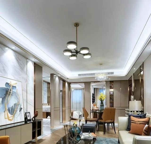 元素|客厅别再乱装了,如今流行轻奢风,精致漂亮上档次,太羡慕!