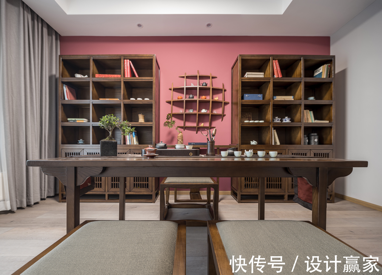 业主|有一种美叫新中式,这套143㎡大平层,透出原木质感,古韵气质