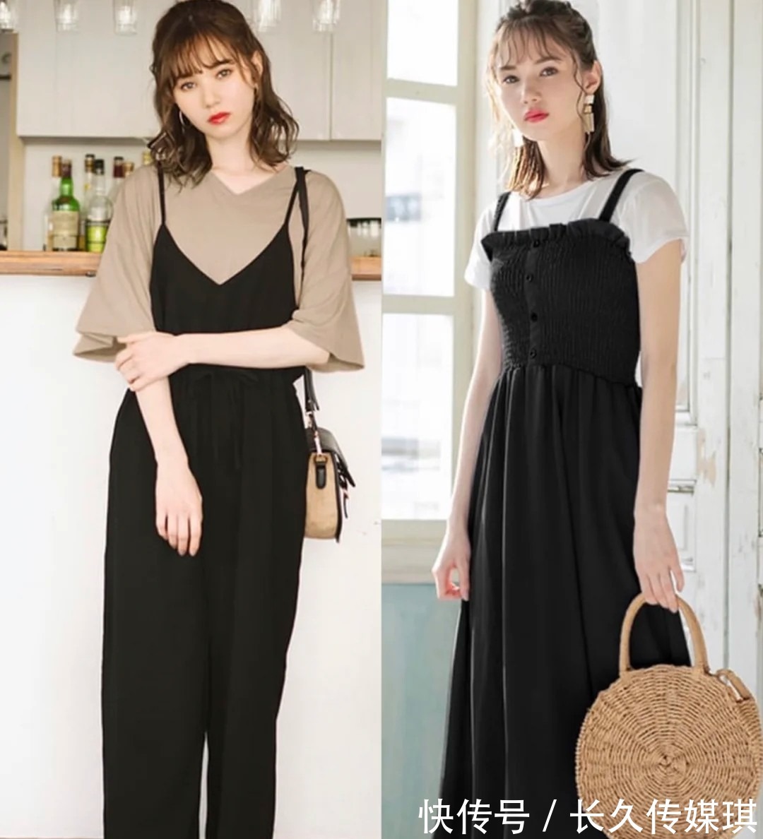 连体裤|黑色有衣服怎么配才好看?4种色彩搭配方式,让黑色百变又有魅力